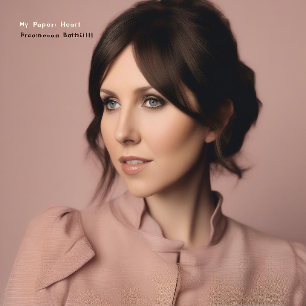 Album cover of "My Paper Heart" by Francesca Battistelli