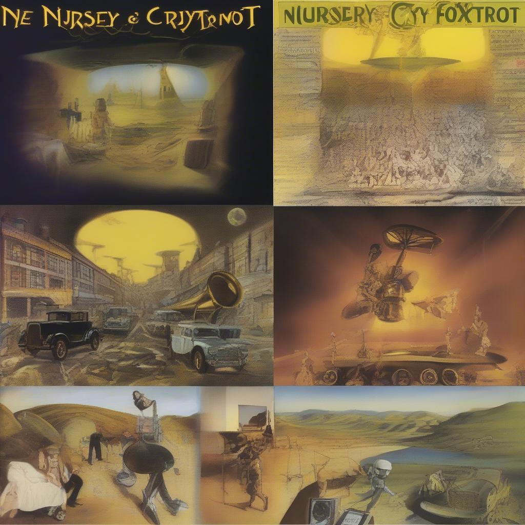 Genesis Early Album Covers: Nursery Cryme and Foxtrot