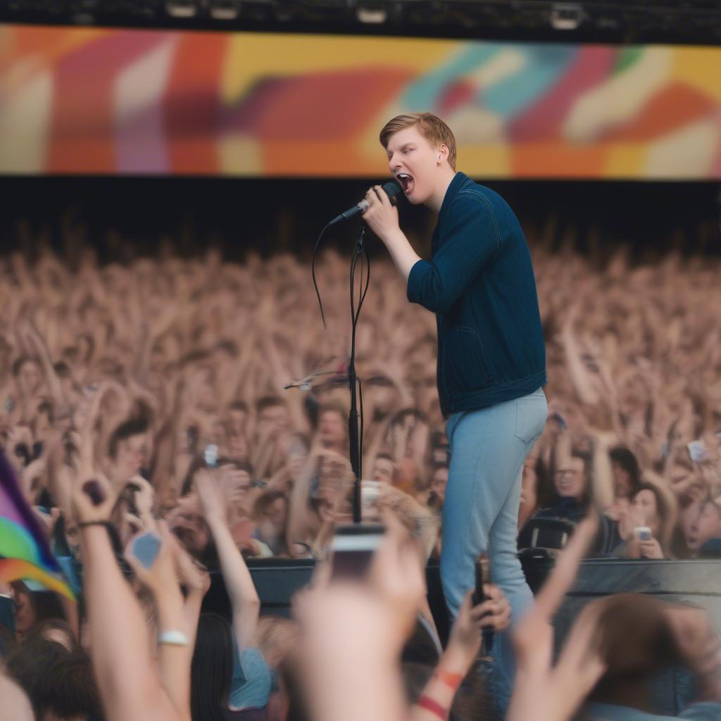 George Ezra Performing at TRNSMT