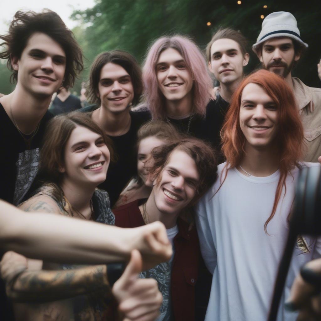 Grouplove Meeting Fans After Show