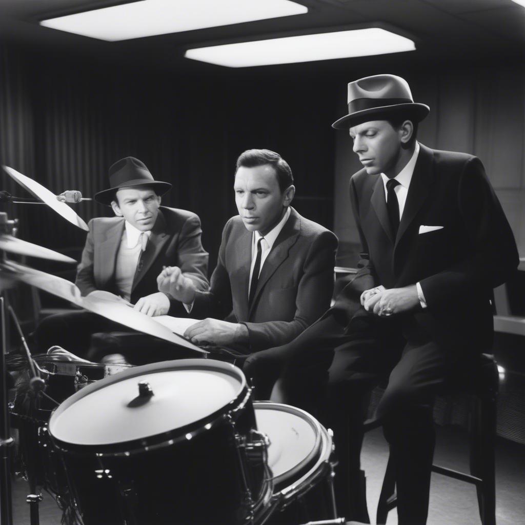 Hal Blaine with Frank Sinatra