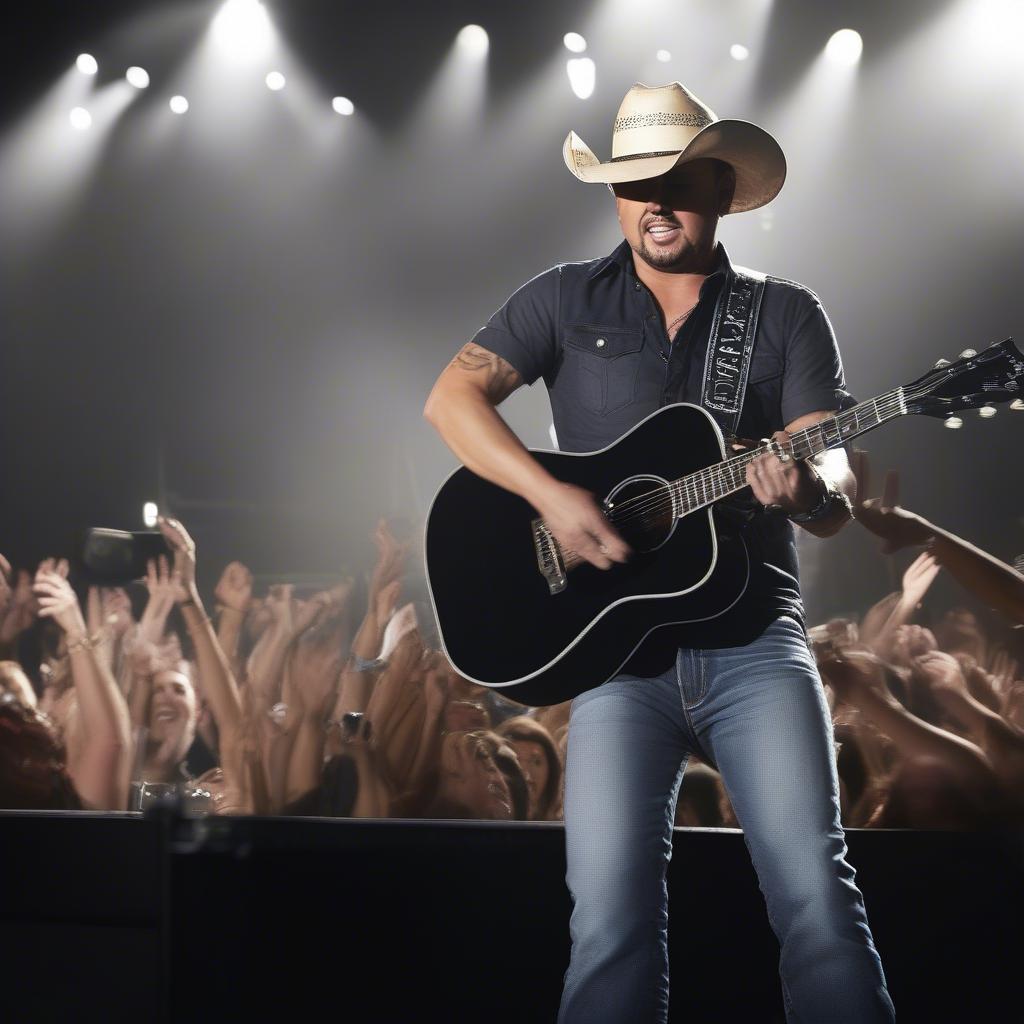 Jason Aldean Performing Live