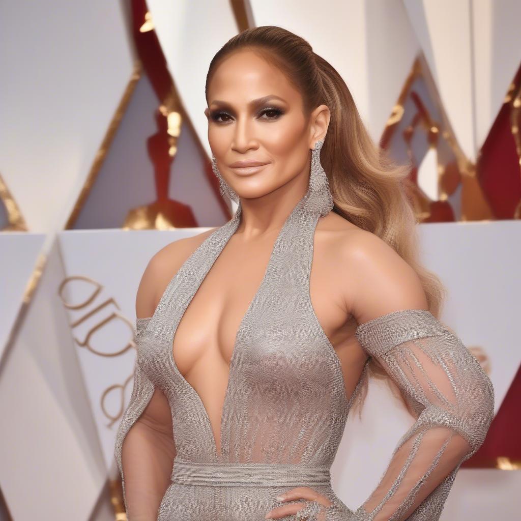 Jennifer Lopez on the Red Carpet