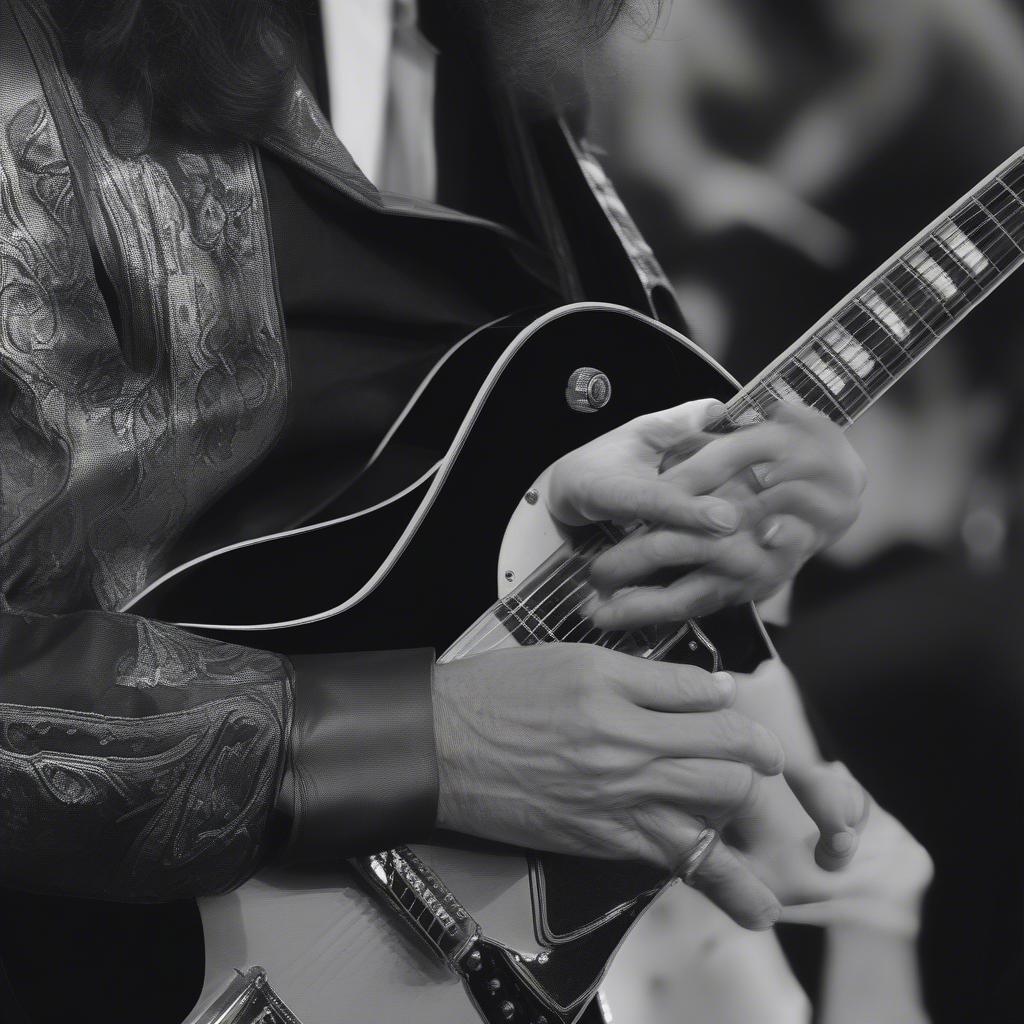 Jimmy Page Playing Guitar