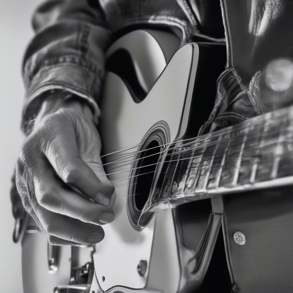 Close Up of Joe Walsh's Guitar