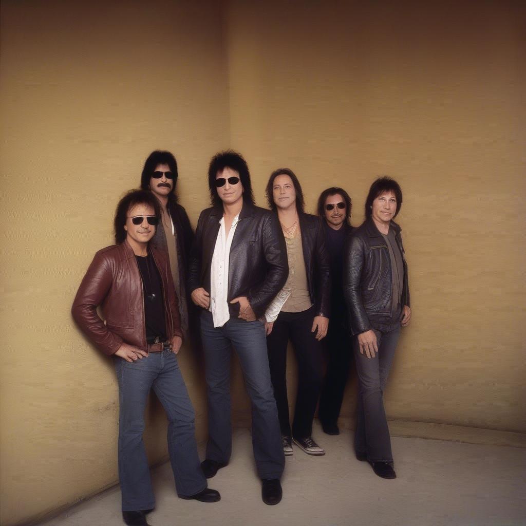 Journey Band Members Posing Together