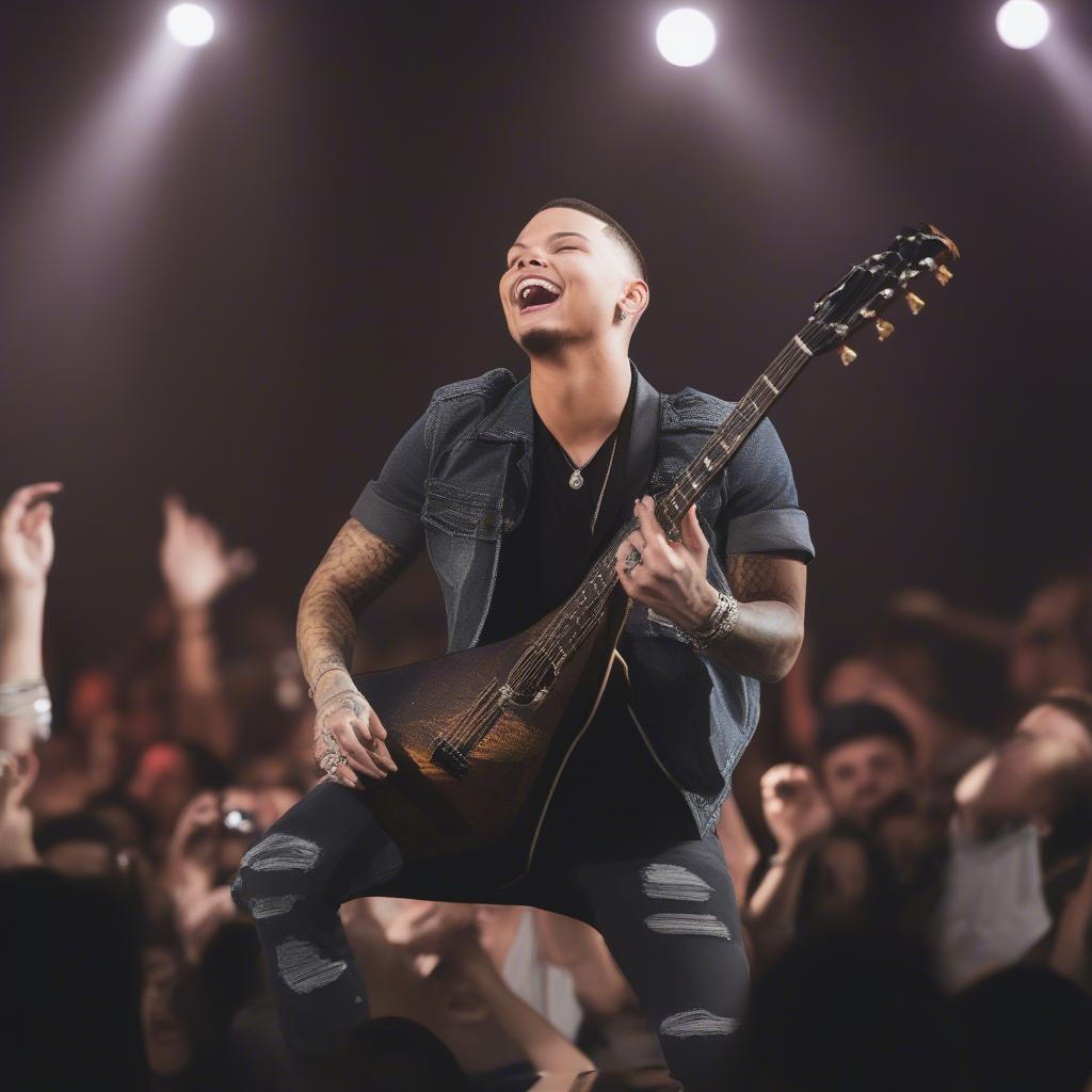 Kane Brown Performing Live on Stage