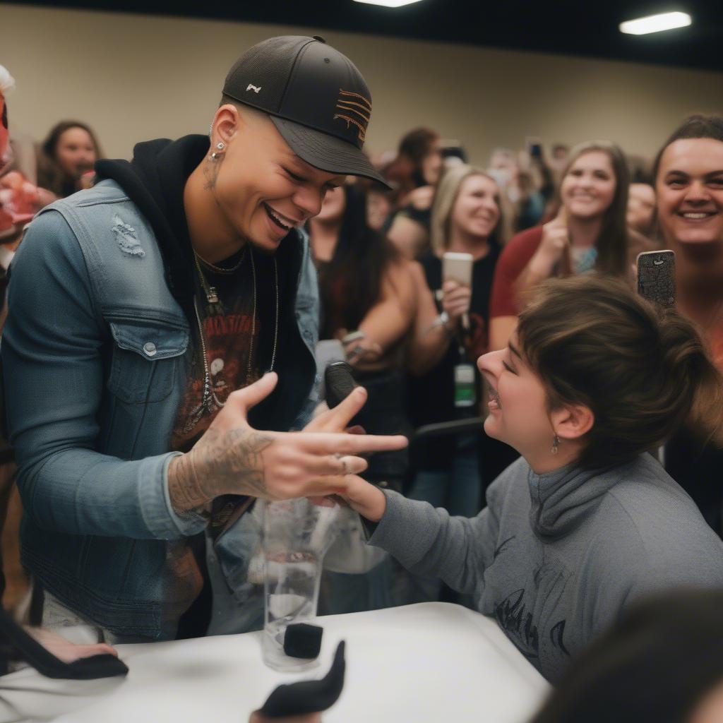 Kane Brown Interacting with Fans