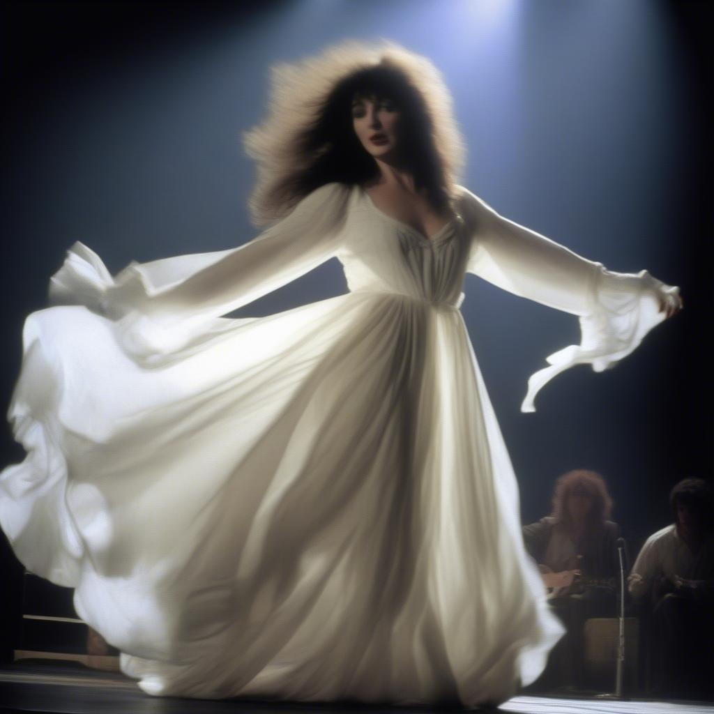 Kate Bush Performing Wuthering Heights