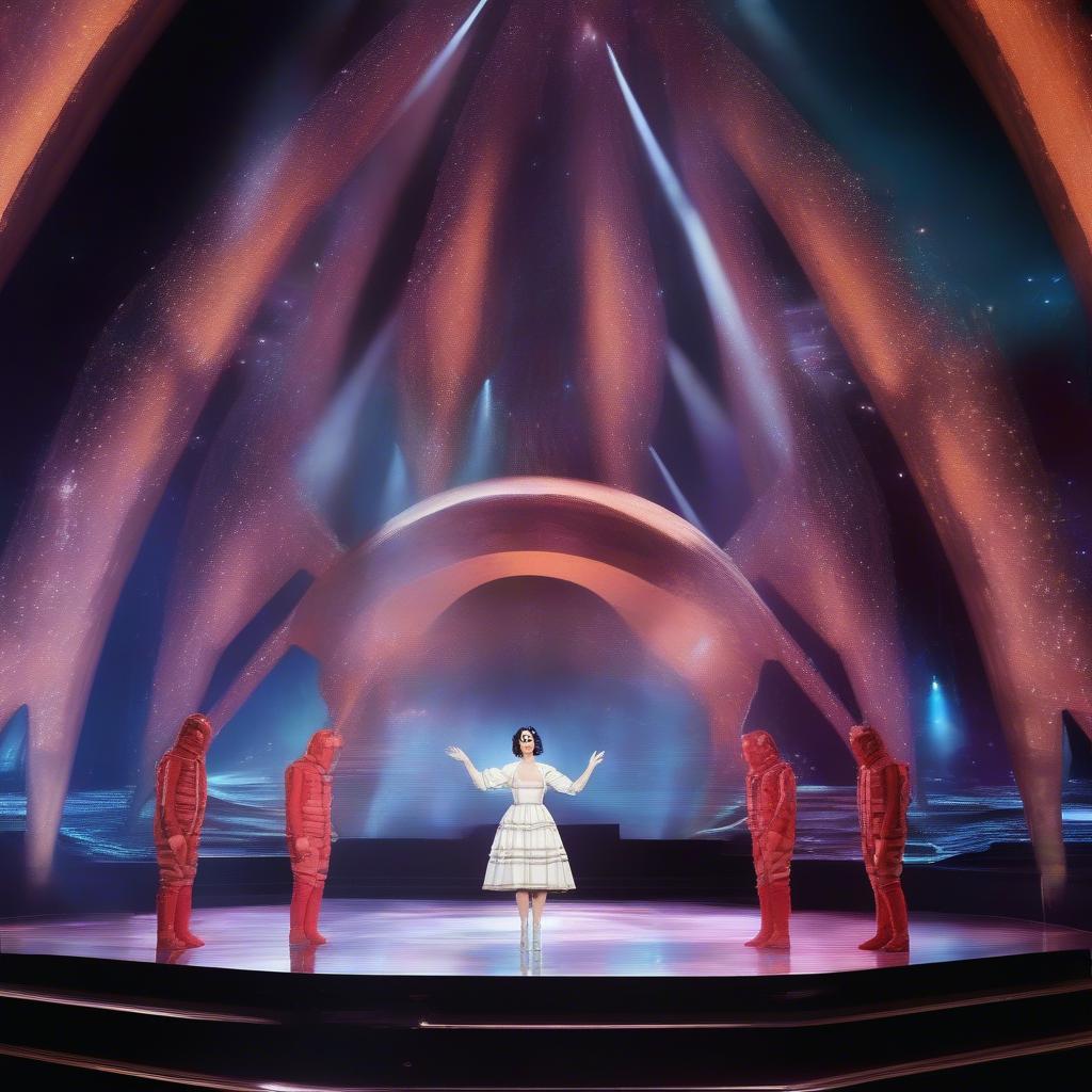 Katy Perry performing "E.T."