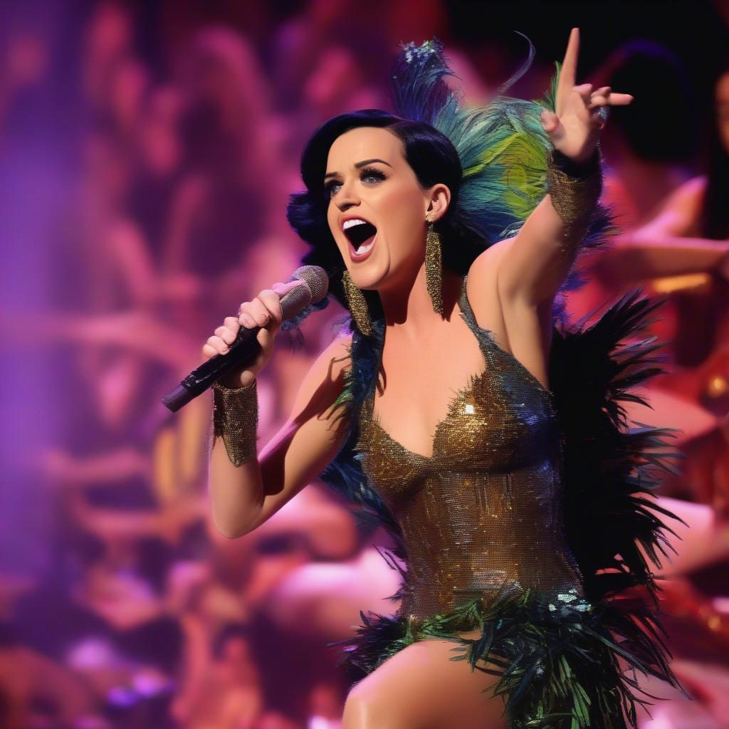 Katy Perry Performing Roar Live