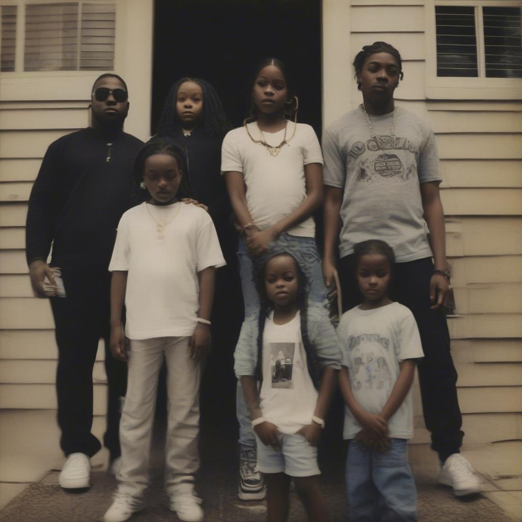 Kendrick Lamar's "good kid, m.A.A.d city" album cover