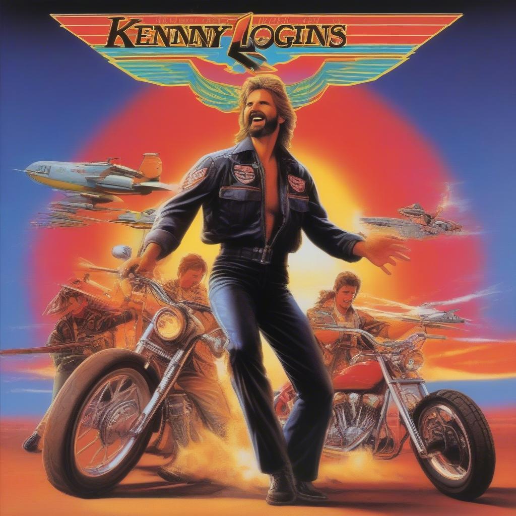 The single cover for Kenny Loggins' "Playing with the Boys"