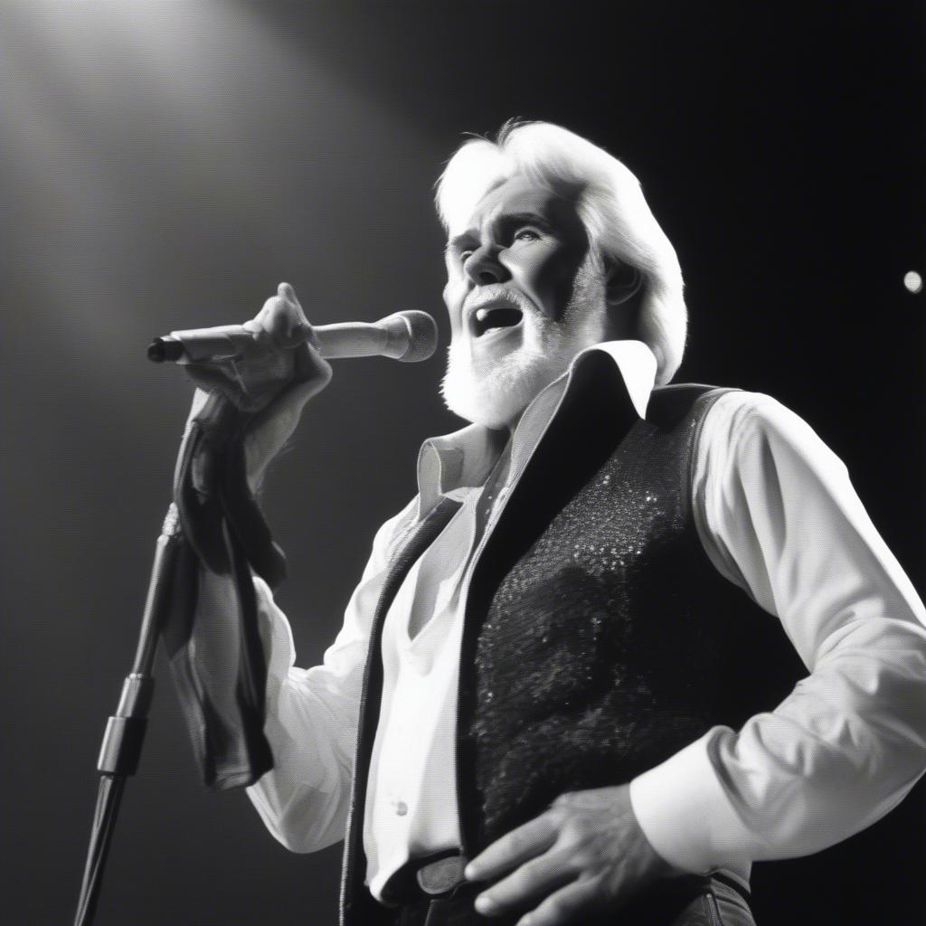 Kenny Rogers Live Performance 1980