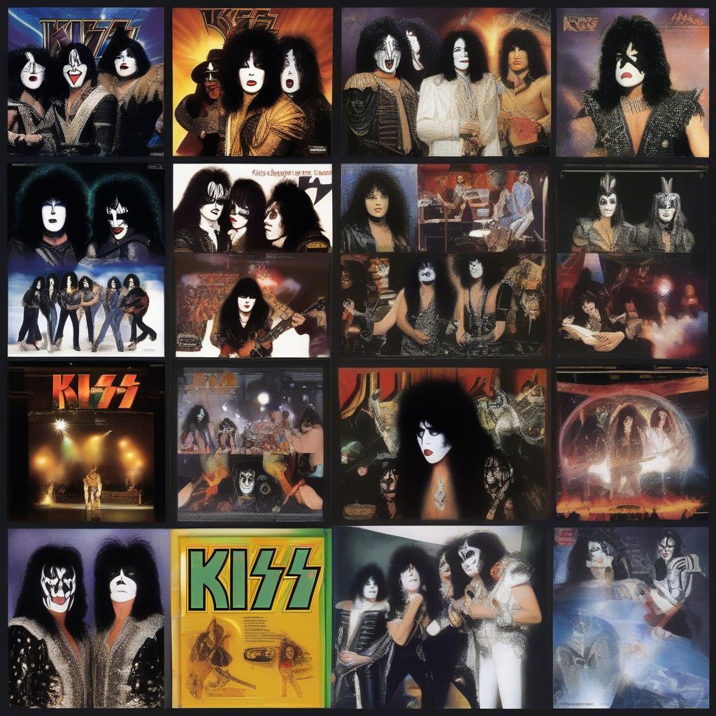 Evolution of Kiss Album Covers