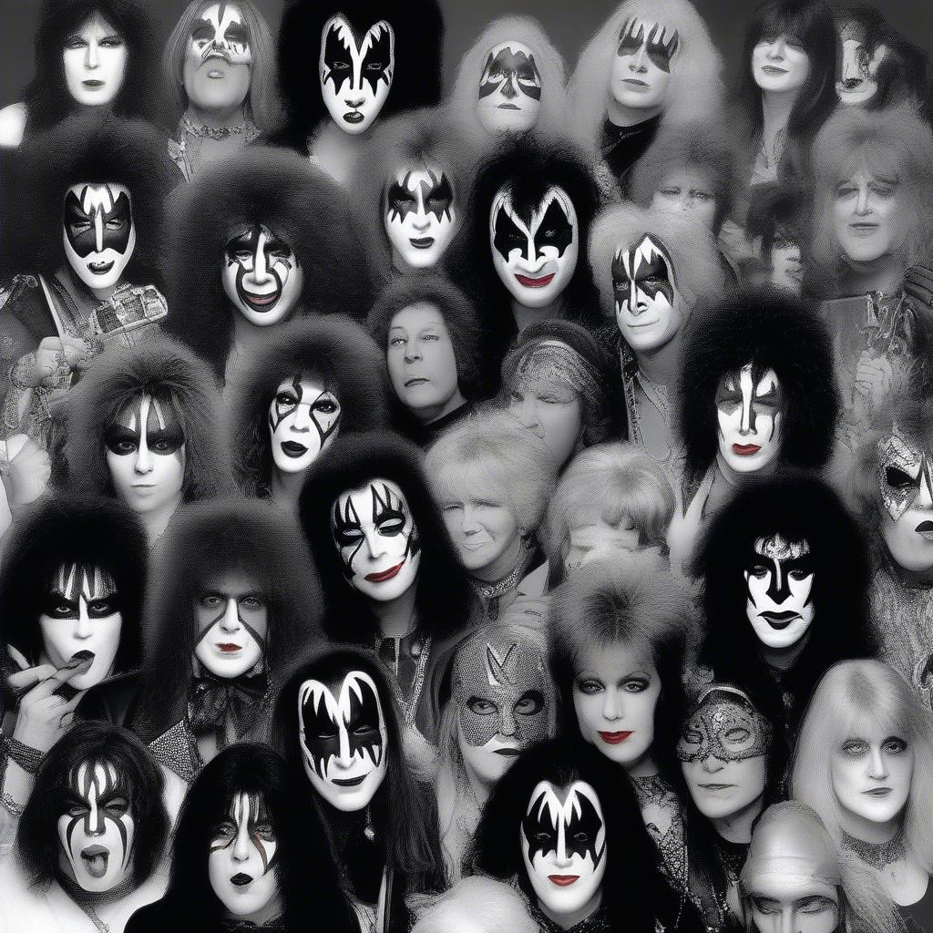 Kiss Fans at a Concert