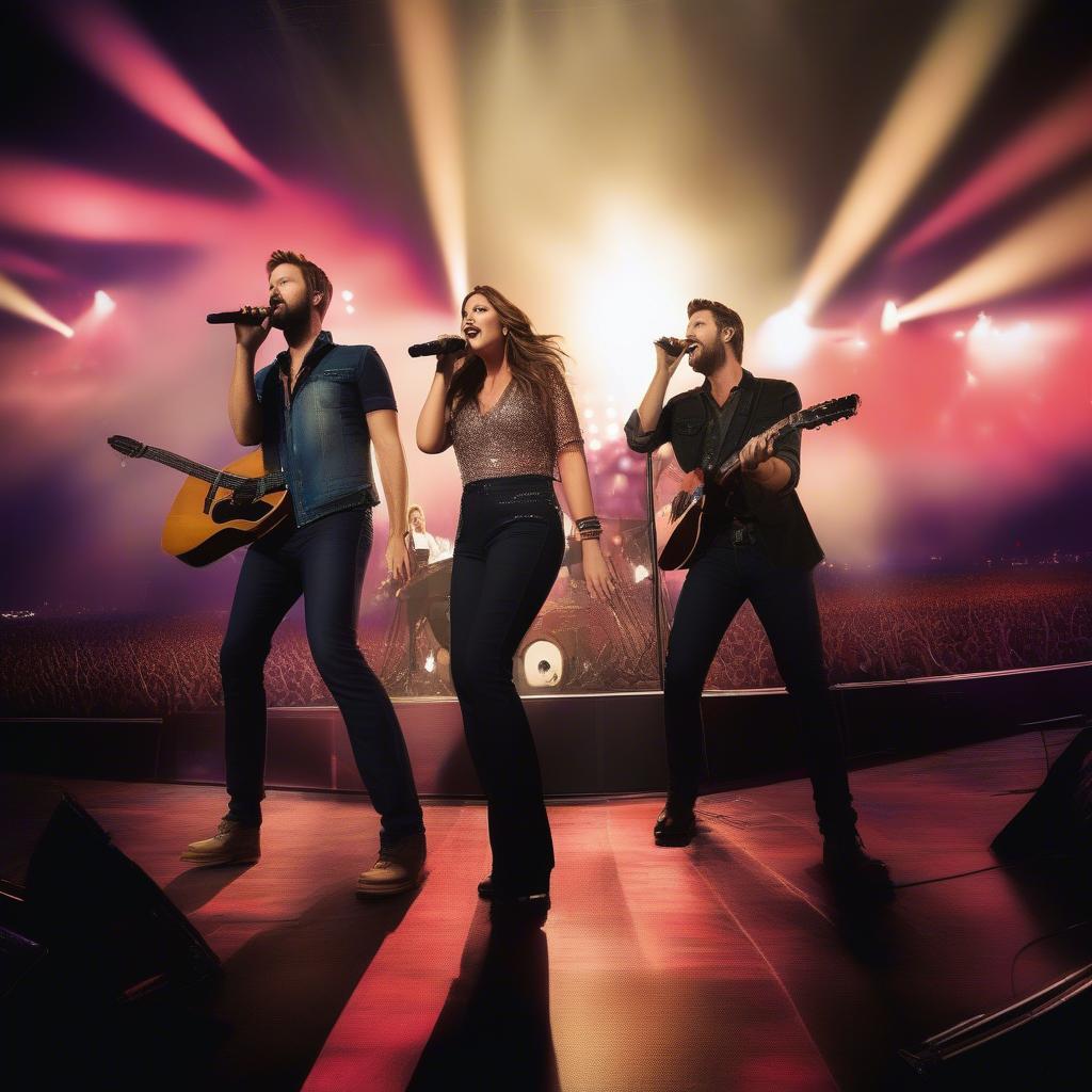 Lady Antebellum Performing Live