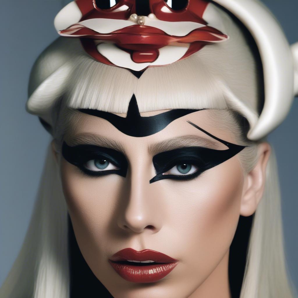 Lady Gaga's Iconic Poker Face Look