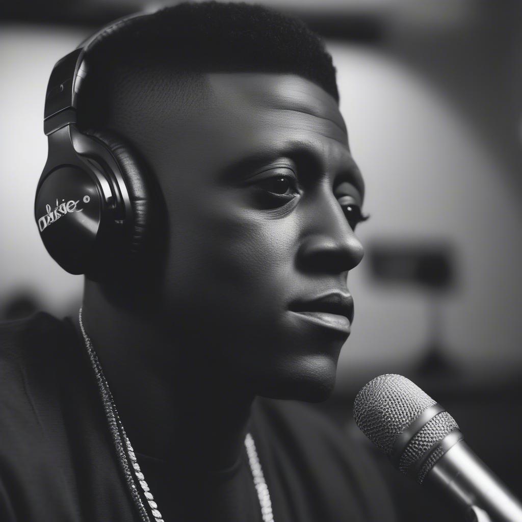 Lil Boosie in the Recording Studio