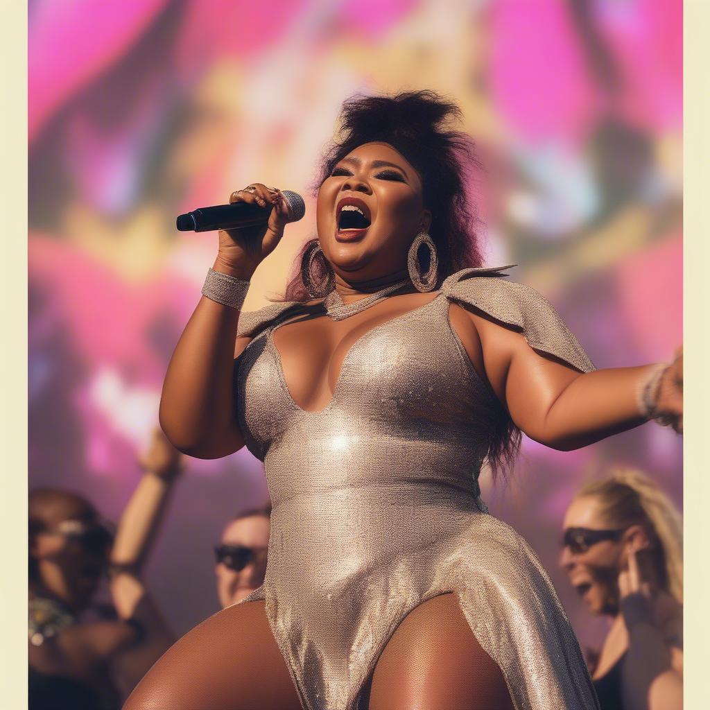 Lizzo Performing at Mo Pop 2019