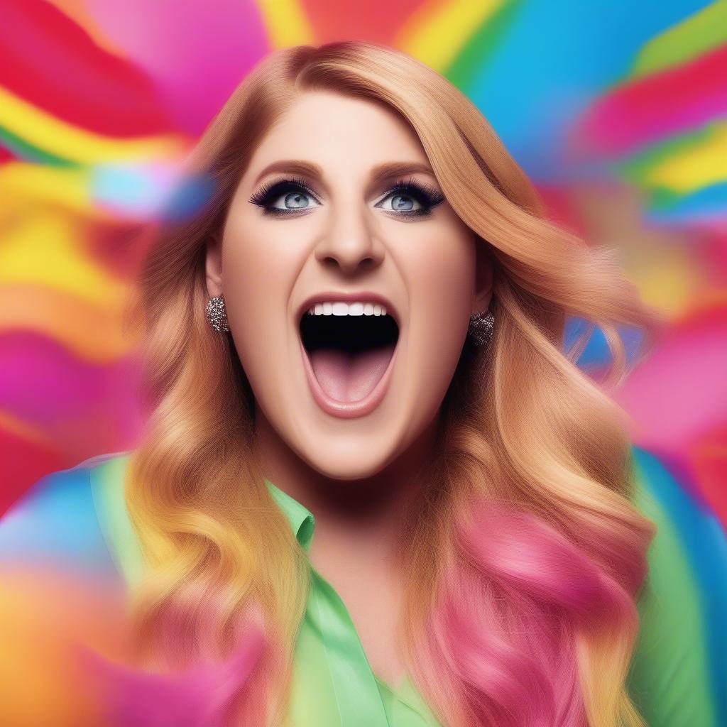 Meghan Trainor in the "Lips Are Movin" music video