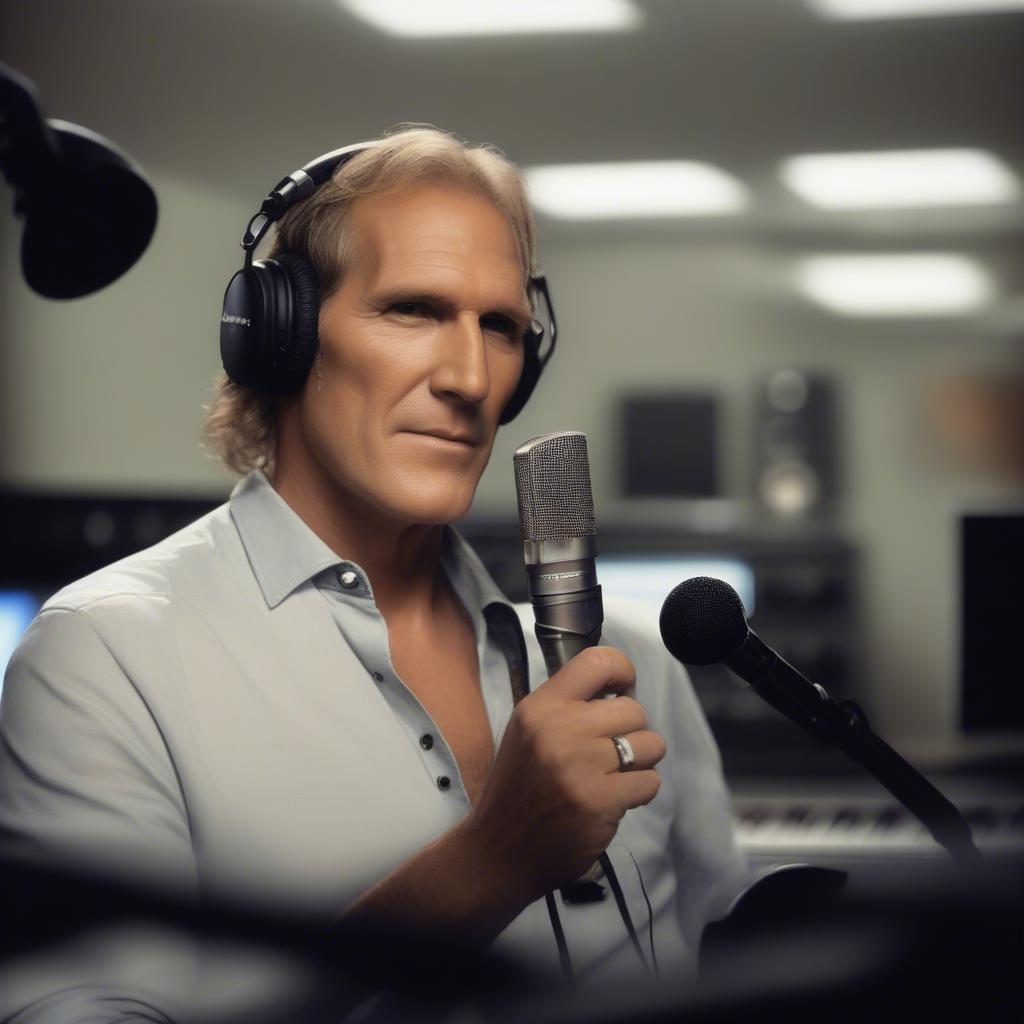 Michael Bolton in the Recording Studio