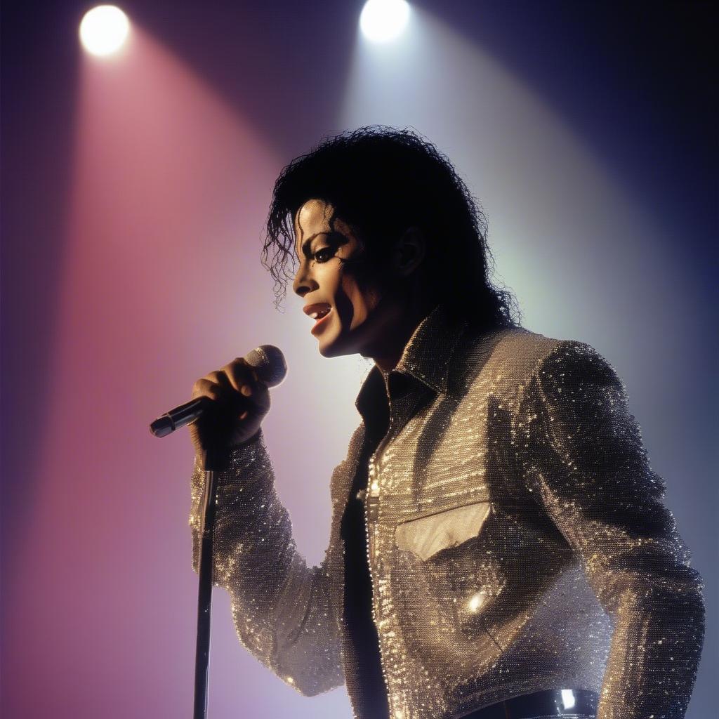 Michael Jackson Performing Man in the Mirror