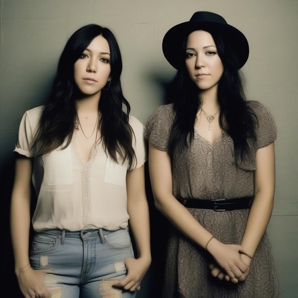 Michelle Branch and Jessica Harp as The Wreckers