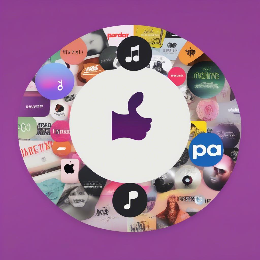 Popular music streaming platforms in 2016