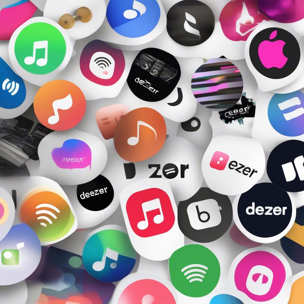 Popular music streaming services in 2017