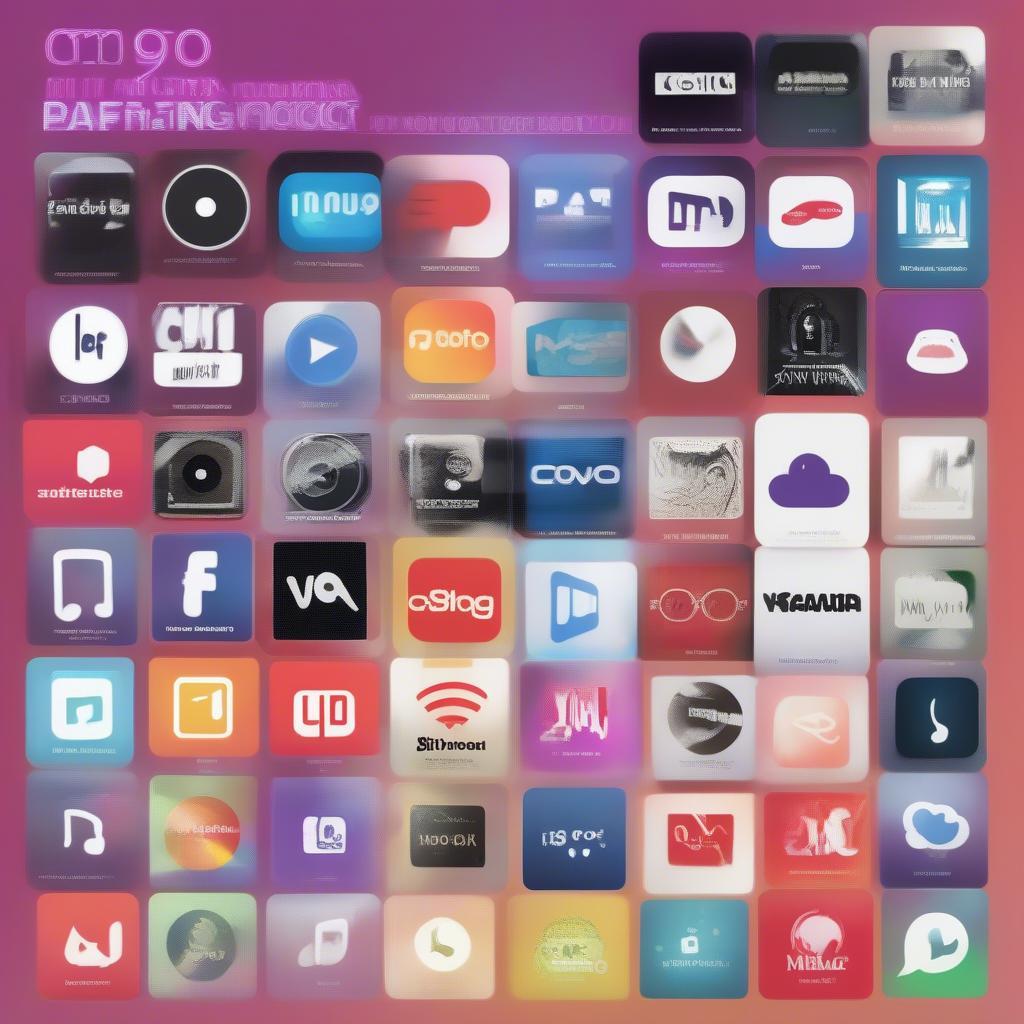 Music Streaming Platforms 2019: A montage showcasing logos of popular music streaming services from 2019, highlighting the growth of digital music consumption during that period.