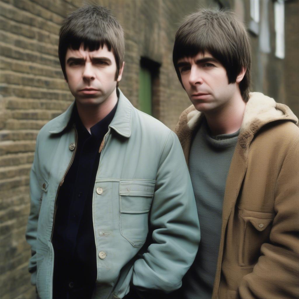 Oasis Brothers Liam and Noel Gallagher