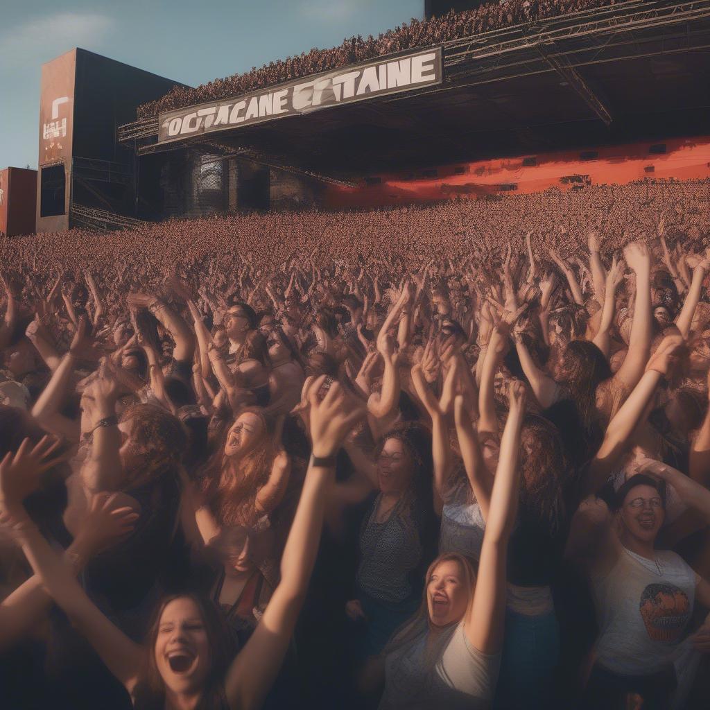 Octane Fans at Concert in Mosh Pit