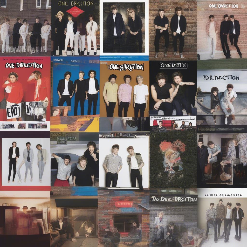 One Direction Album Covers