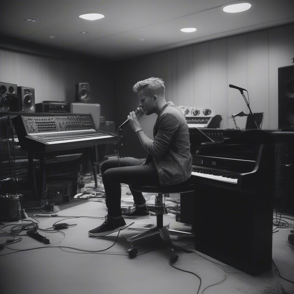 OneRepublic in the studio