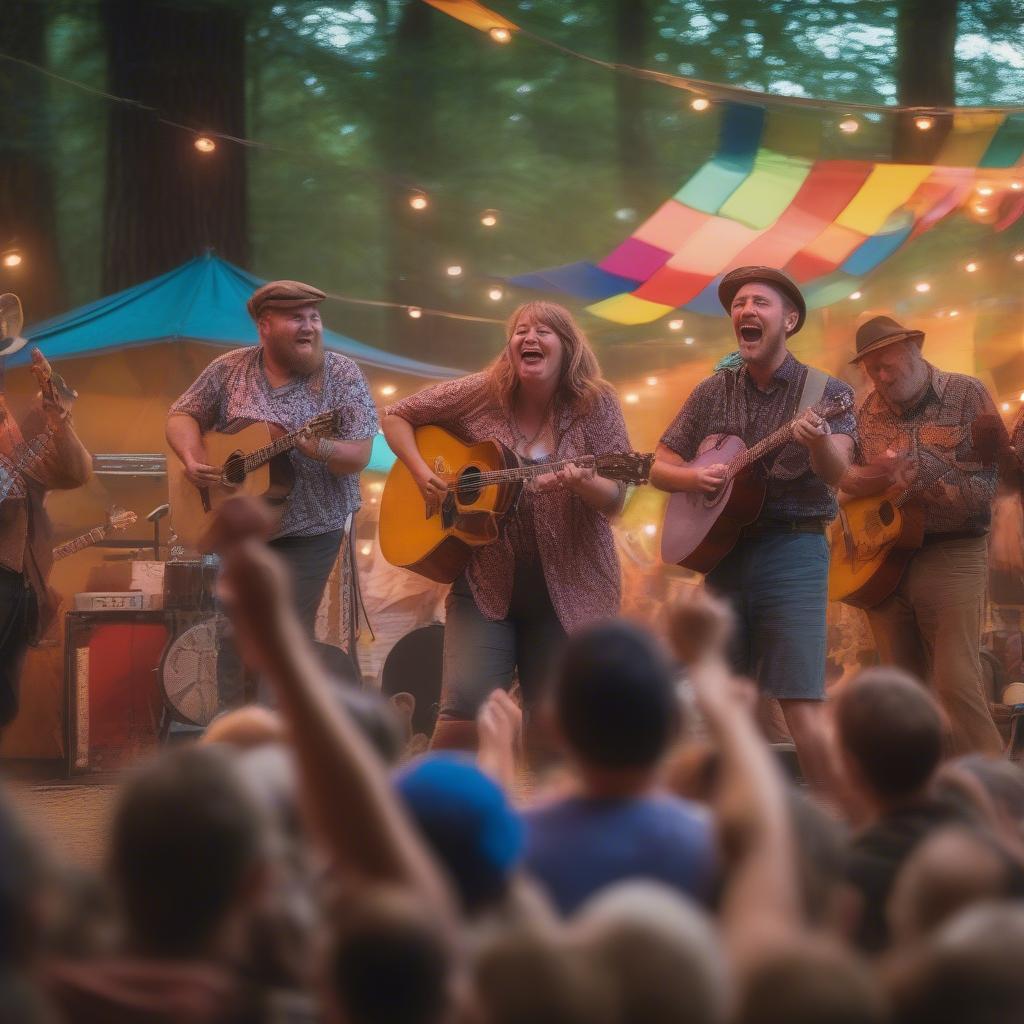 Bluegrass Band at the 2019 Oregon Country Fair