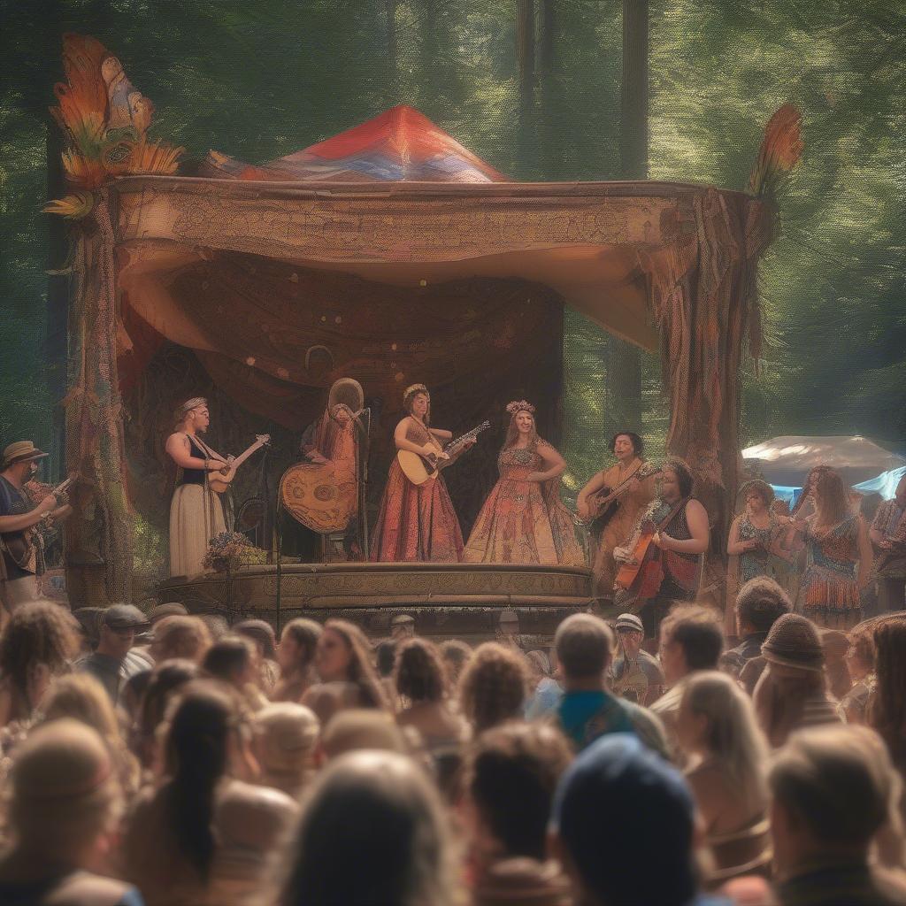 World Music Performance at the 2019 Oregon Country Fair