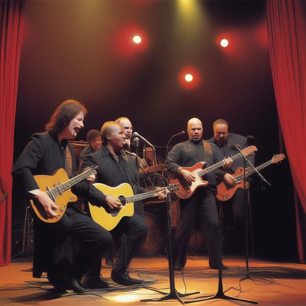 Acoustic Alchemy Performing Passion Play Live