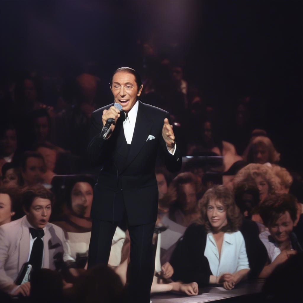 Paul Anka Performing in His Later Years