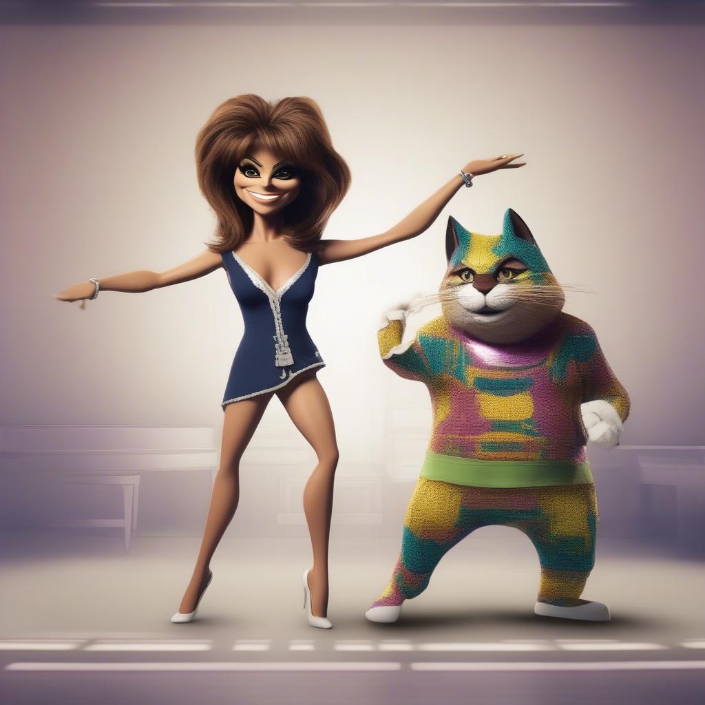 Paula Abdul Opposites Attract Music Video Still