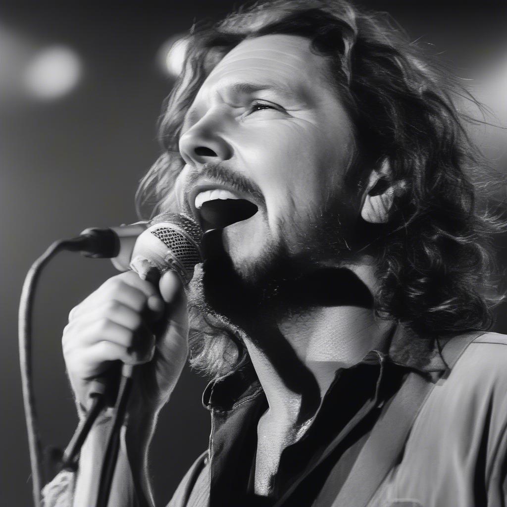 Eddie Vedder Singing with Pearl Jam