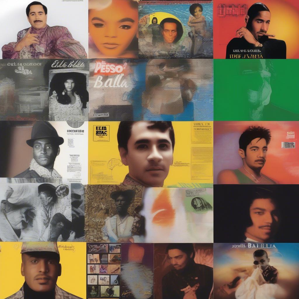 Collage of Peso Pluma album covers highlighting his most popular songs