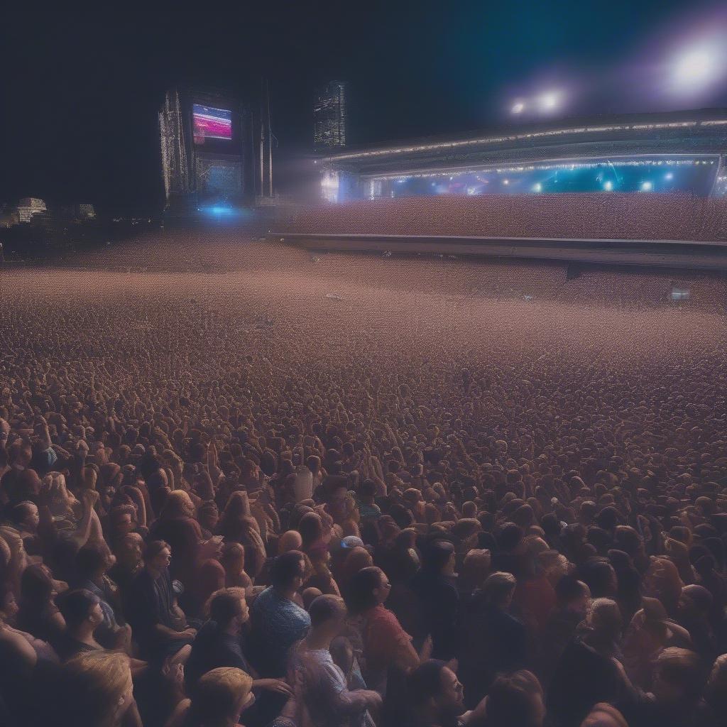 Phish Fans at a Concert