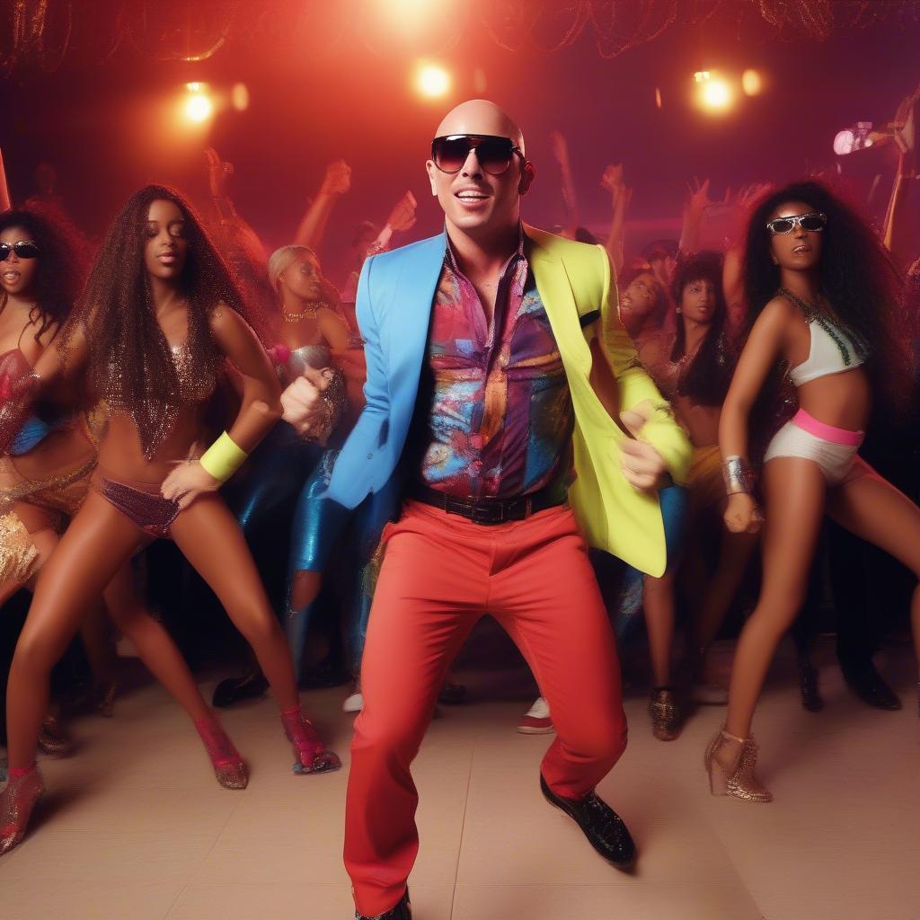 Pitbull in a 2013 Music Video