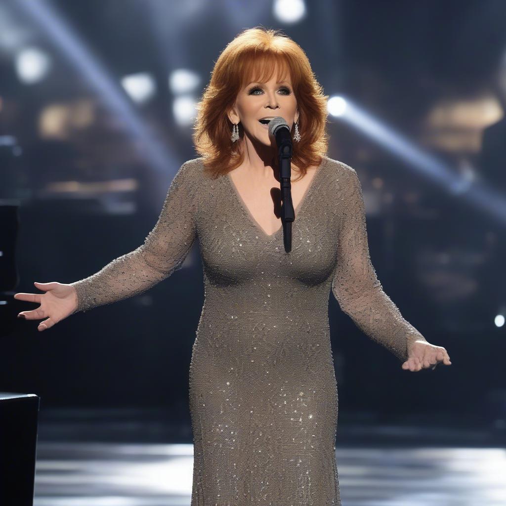 Reba McEntire Performing Live on Stage