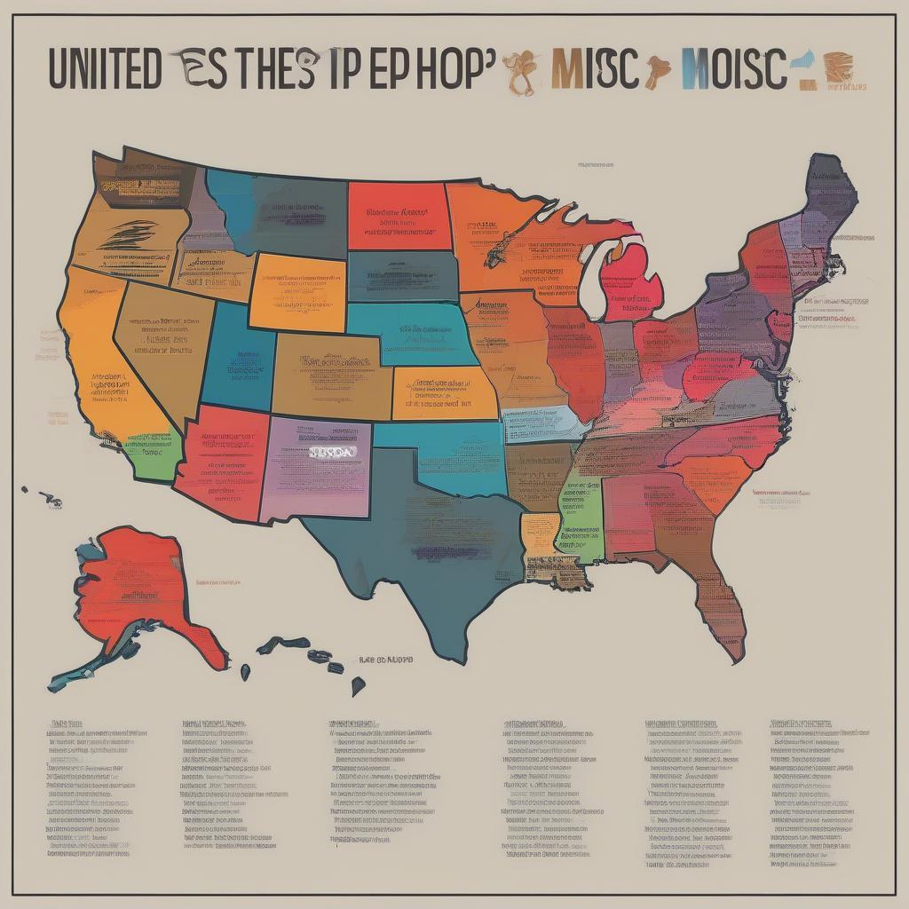 Regional Hip Hop Map