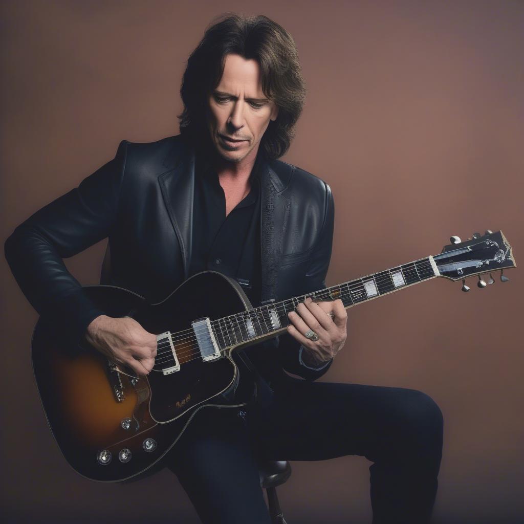 Rick Springfield Playing Guitar