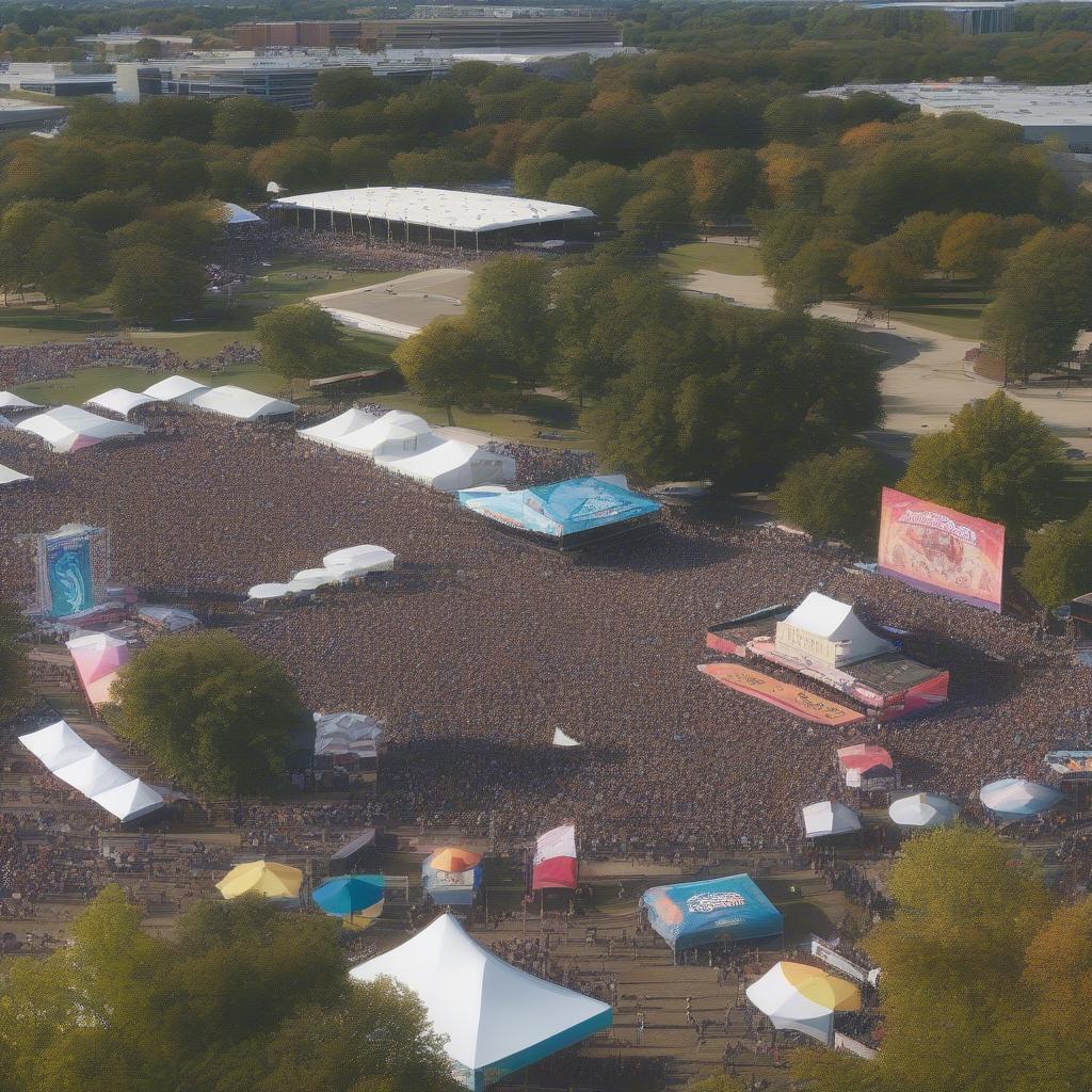 Riot Fest 2018 Overall View