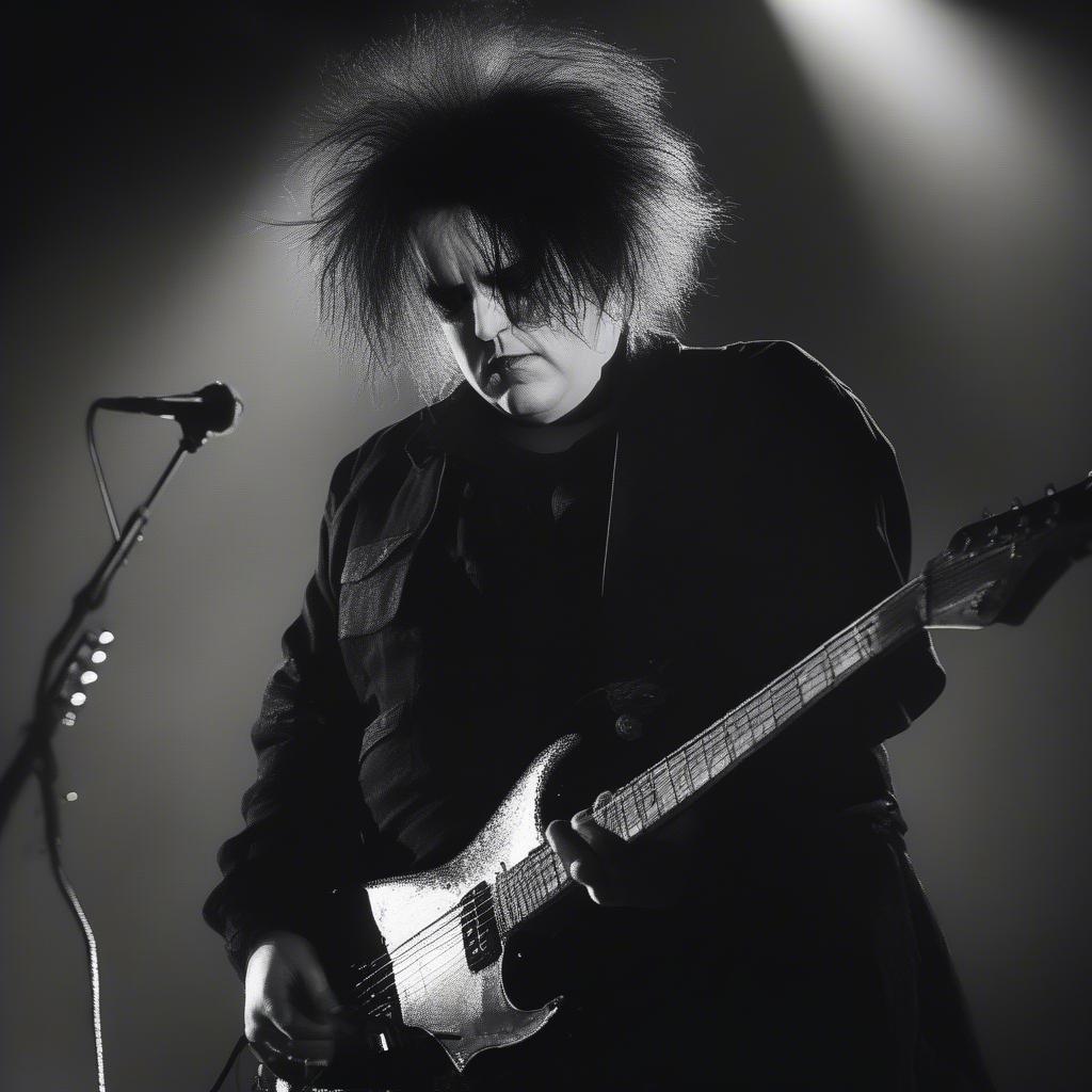 Robert Smith performing live