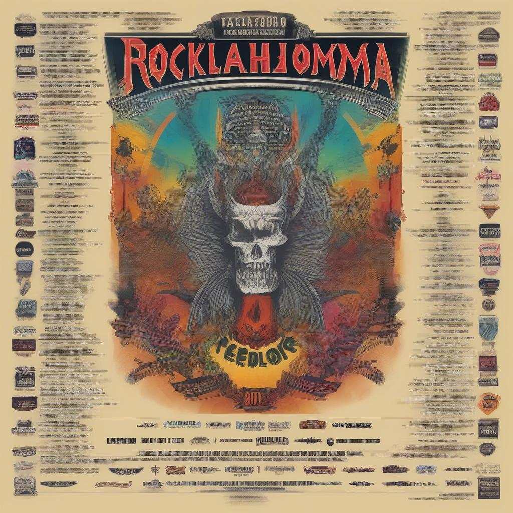 Rocklahoma 2020 Lineup Poster